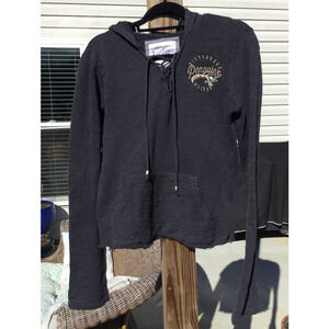 Touch Milano womens hoodie SMALL S hooded Pittsburgh penguins NHL hockey grey